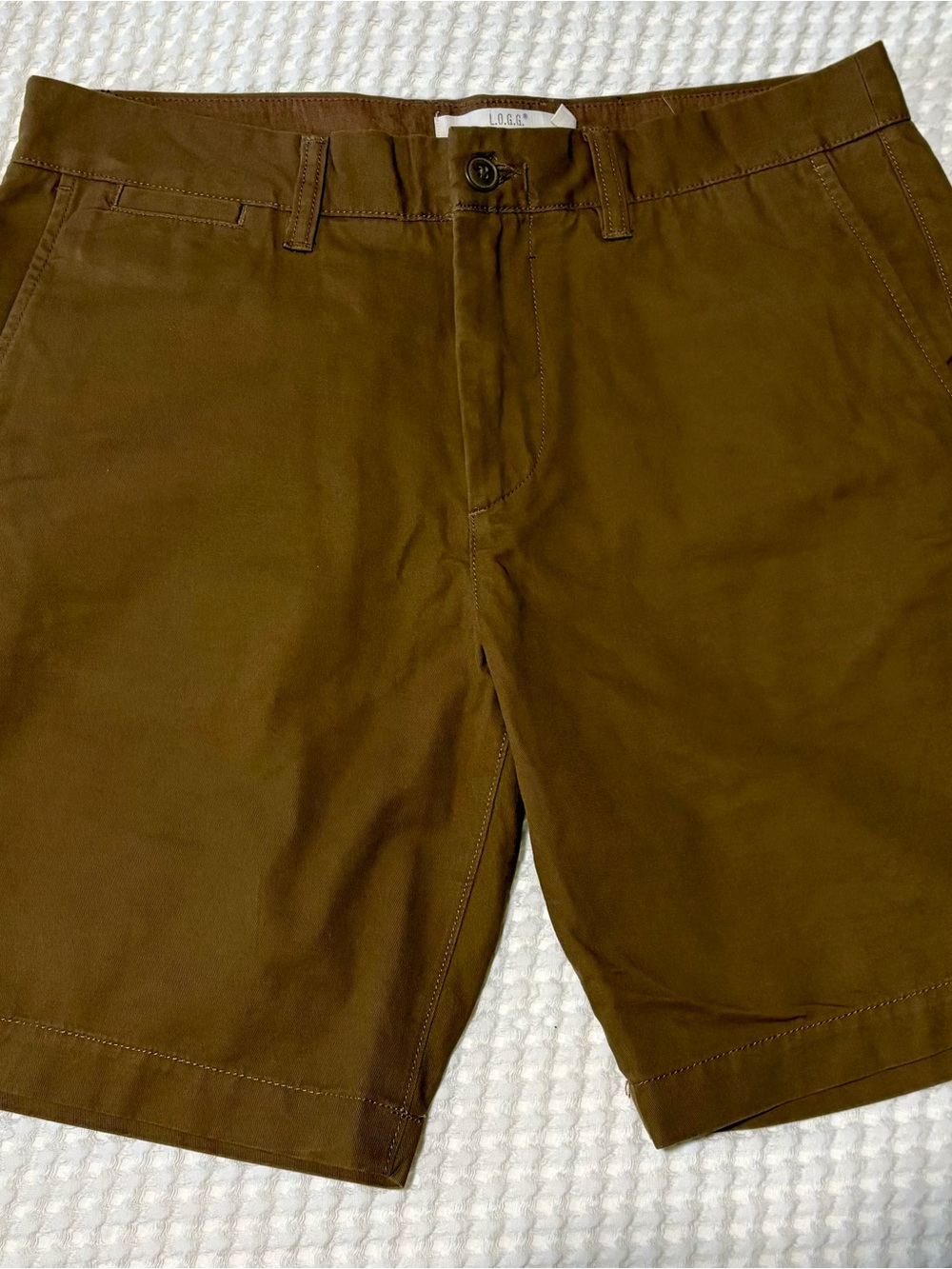 Men's Brown Shorts - H&M L.O.G.G. Classic Chino Style